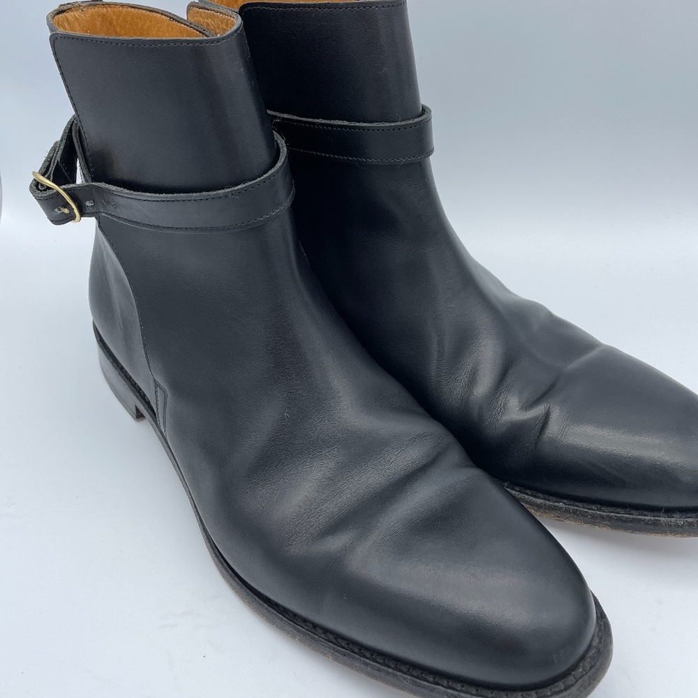 Black Leather Chelsea Style Boots from Bexley